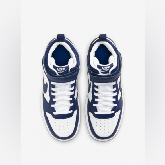 NIKE
COURT BOROUGH MID 2 SNEAKER BLUE/WHITE - Picture 5 of 12